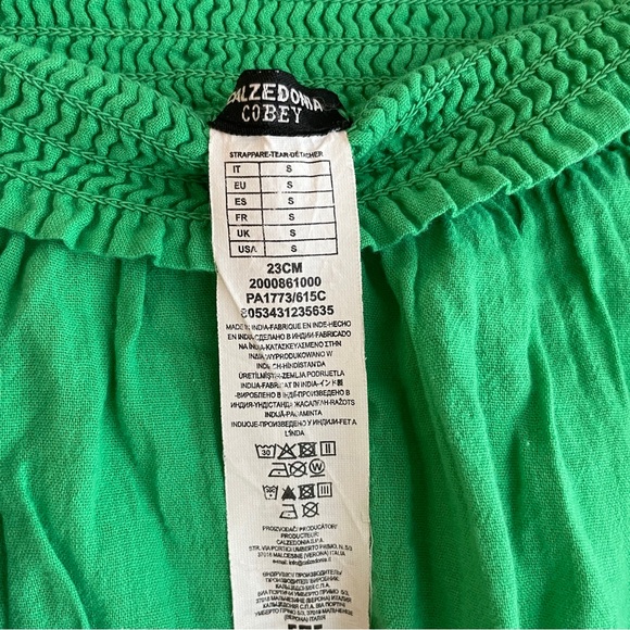 Calzedonia 100% Cotton Green Shorts - Picture 2 of 3